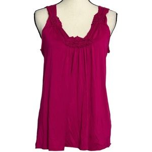 CDR Blouse XL Fuchsia Floral Smocking